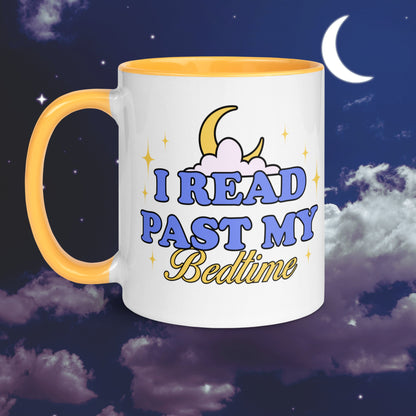 I Read Past My Bedtime Bookish Coffee Mug | Up Late Reading | Gift for Reader | Bookworm Cup | Bookish Merch | Trendy Booktok Bookstagram