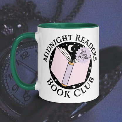 Midnight Readers Book Club Mug | Bookish Coffee Cup | Reader Gifts | Celestial Book Mug | Night Owl Bookworm Gift | Booktok Bookish Shop