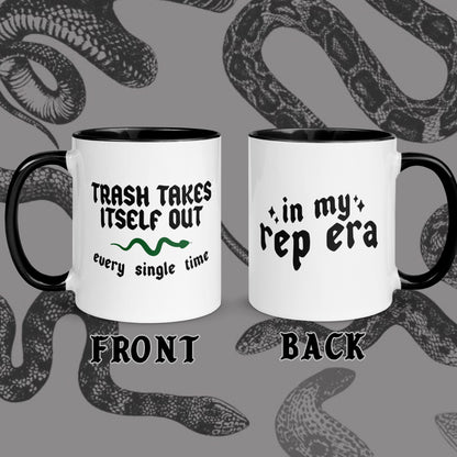 Rep Era Trash Takes Itself Out Coffe Mug | In My Rep Era | Reputation TS merch | Gift for Swift fans | Taylor Rep TV | Are you ready for it