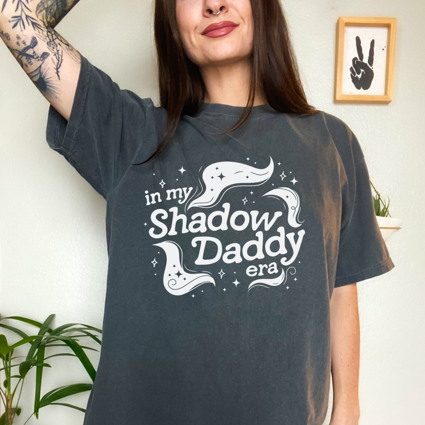 In my Shadow Daddy Era Tshirt | Cute Bookish Merch | Book Boyfriends shirt | Dark Romance Fantasy Reader Gifts | Romantacy Azriel and Xaden