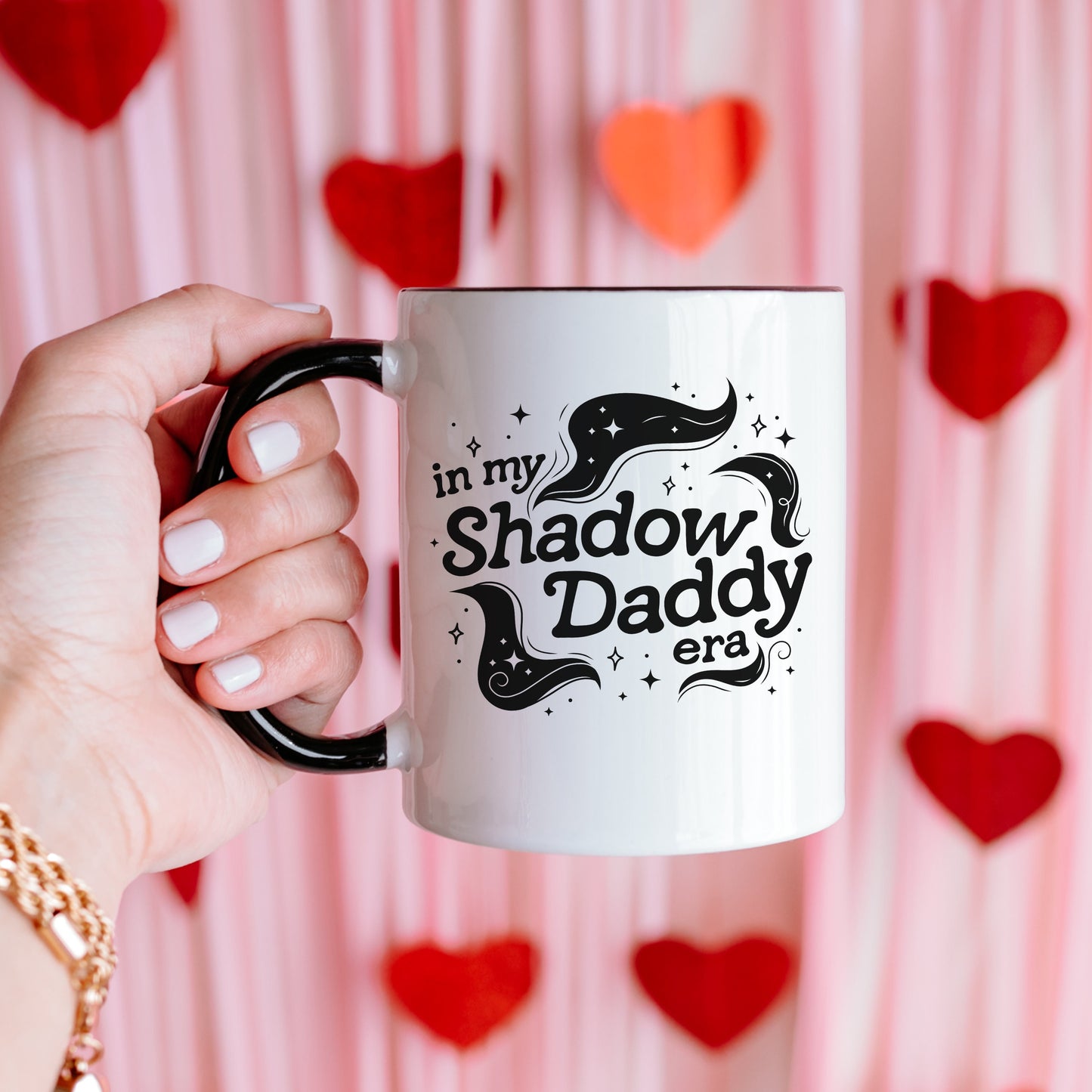 In My Shadow Daddy Era Mug | Bookish Coffee Cup | Fantasy Reader Gifts | Book Boyfriend Dark Romance | Romantacy Book Lover | Bookworm