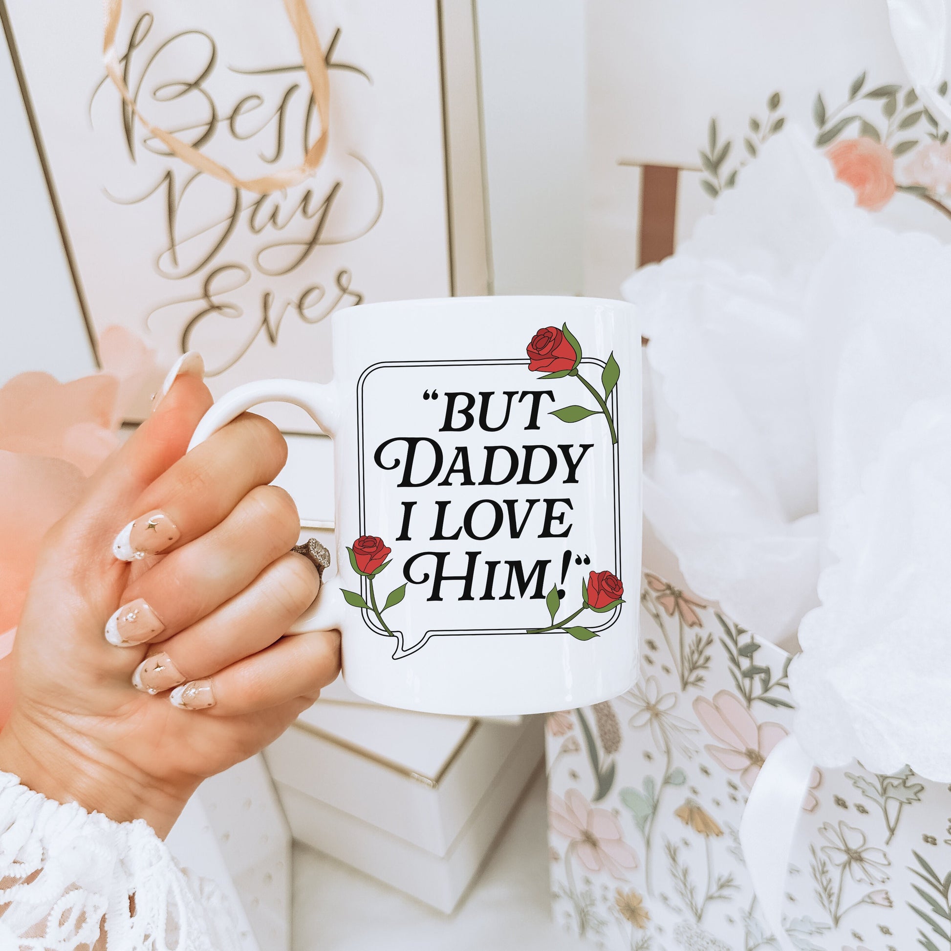 But Daddy I Love Him Mug | tortured poets coffee cup | swift fan gifts | ttpd ts11 | Im having his baby | Department Member tea cup