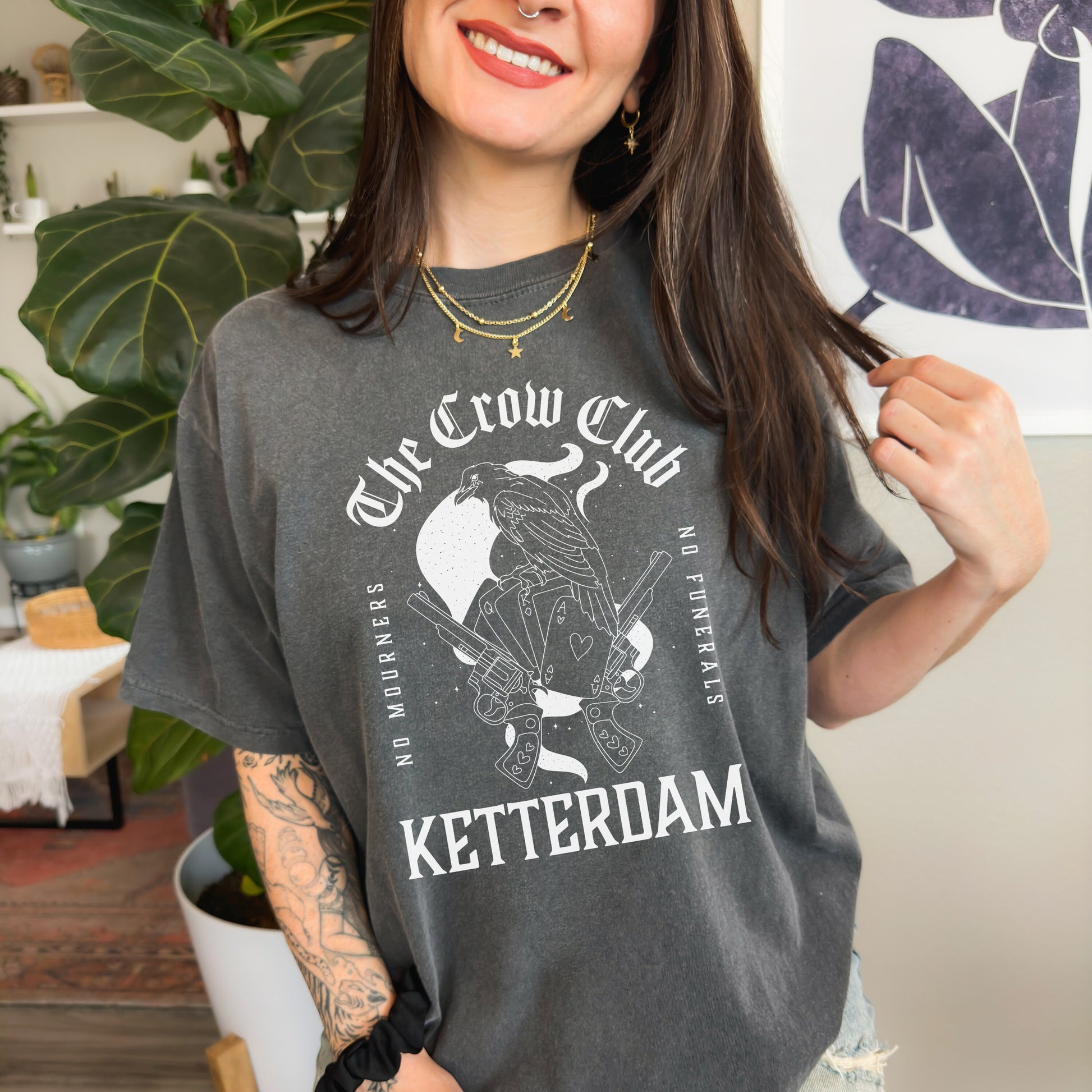 The Crow Club Ketterdam Shirt | Bookish Merch | Subtle Book Apparel | Fantasy Bookworm | YA Fiction Reader | Booktok Bookstagramer