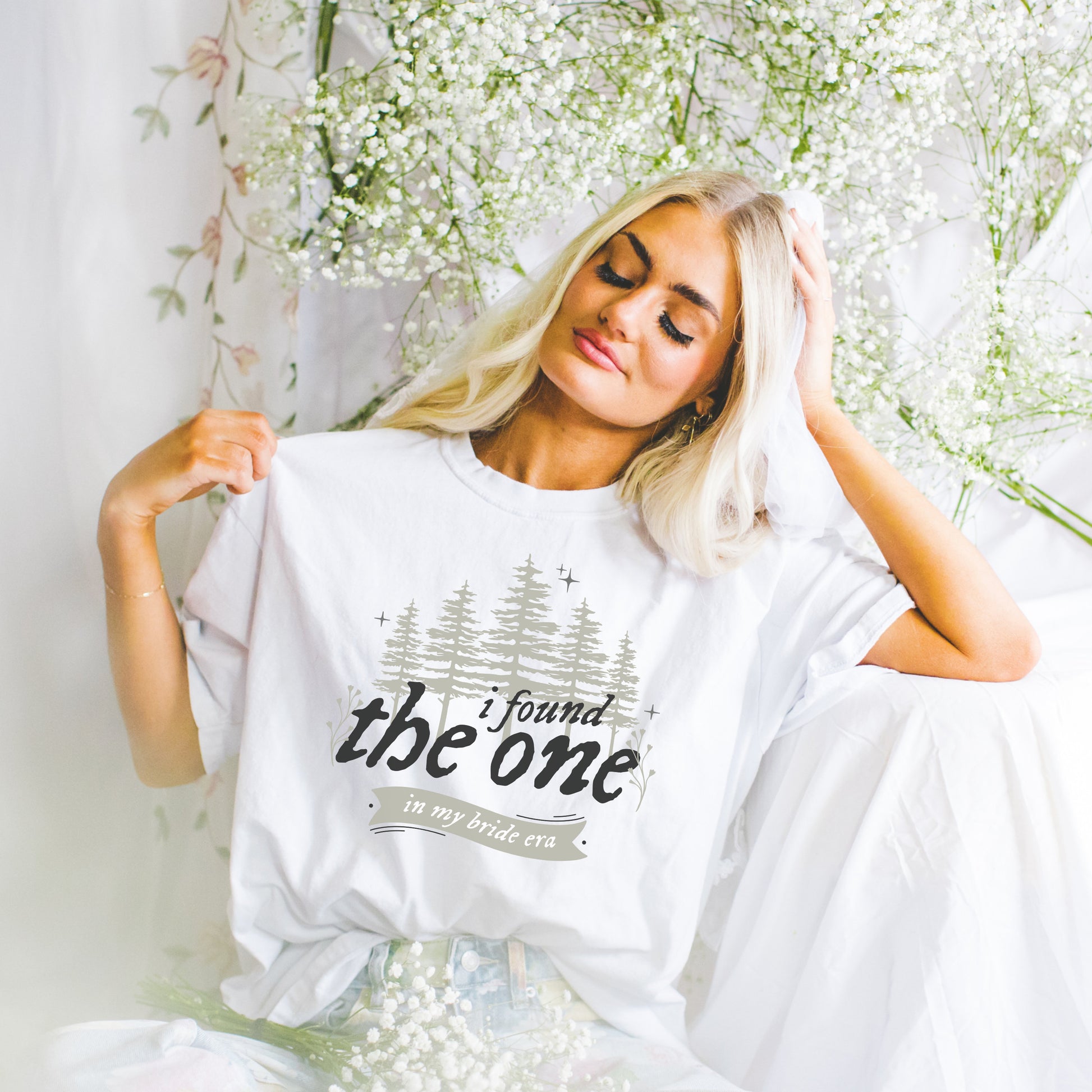 bachelorette gear Folklore Era Bride TShirt | I found the 1 | Swift Themed Bachelorette Party Accessories | TS Matching Group Shirts