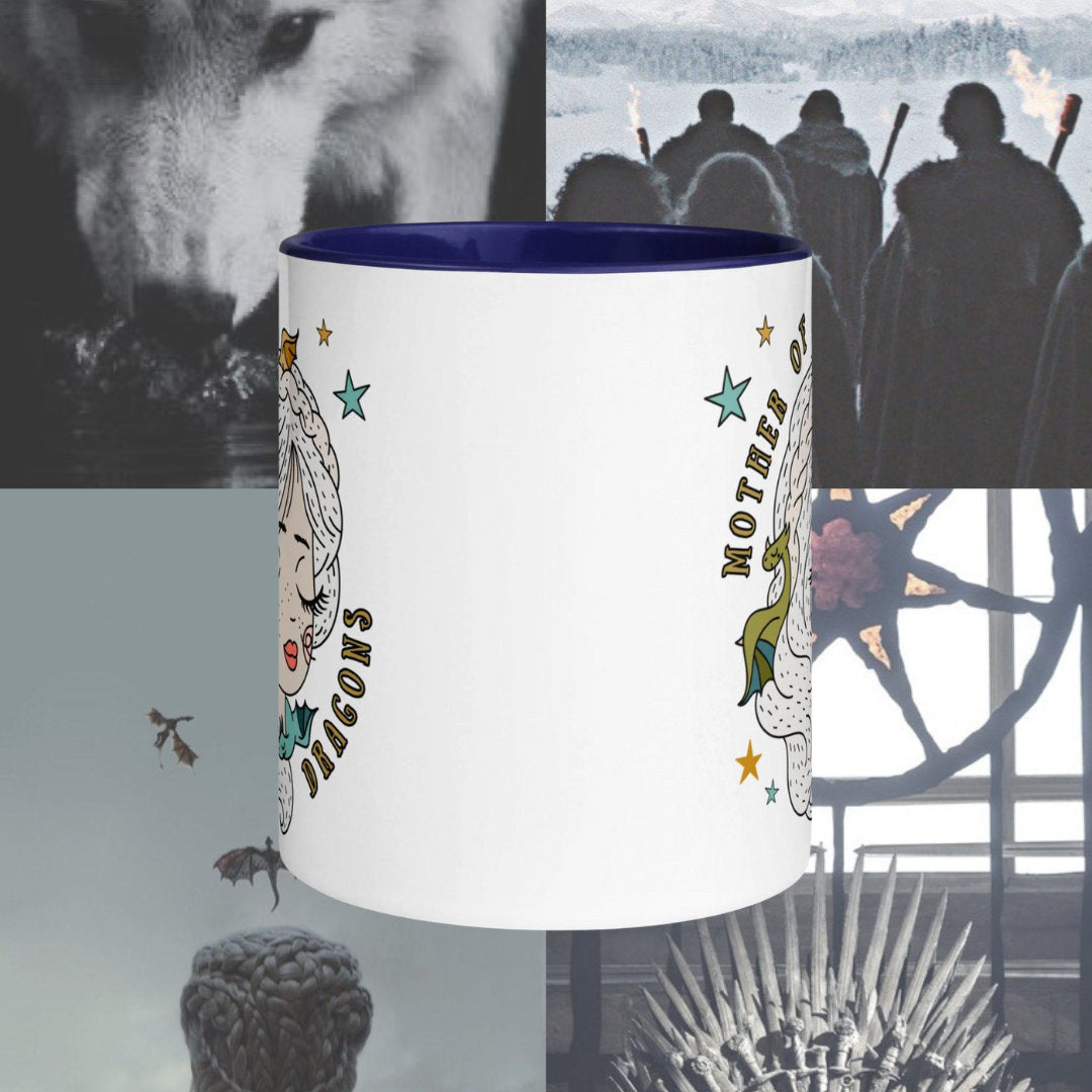 Dragons mother Thrones Mug | Danny Coffee Cup | Fantasy Drinkware | Bookish Dragon Mug | Gift for Reader