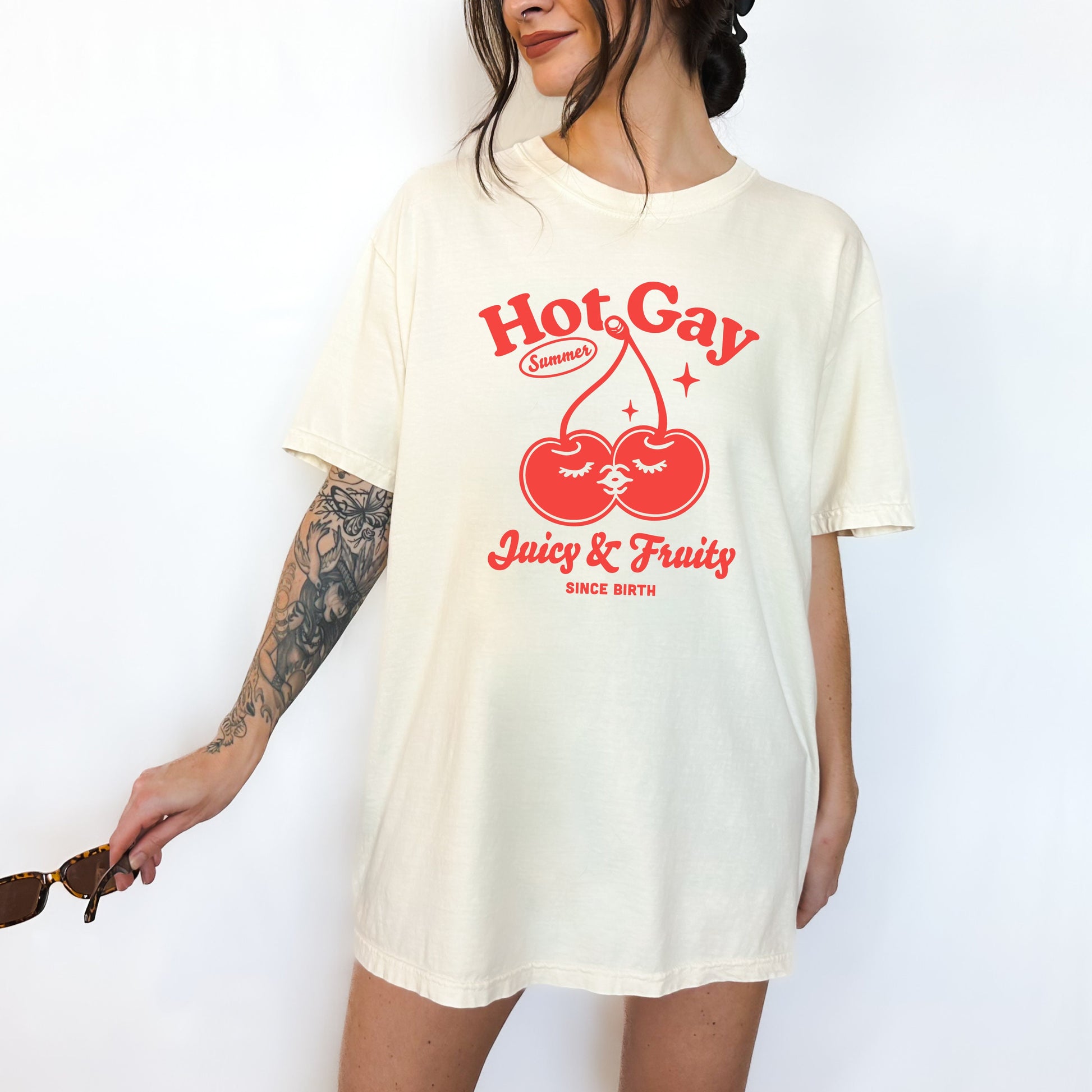 Hot Gay Summer Queer Tshirt / Funny Gay Shirt / LQGBT+ gifts / trendy hot girl summer shirt