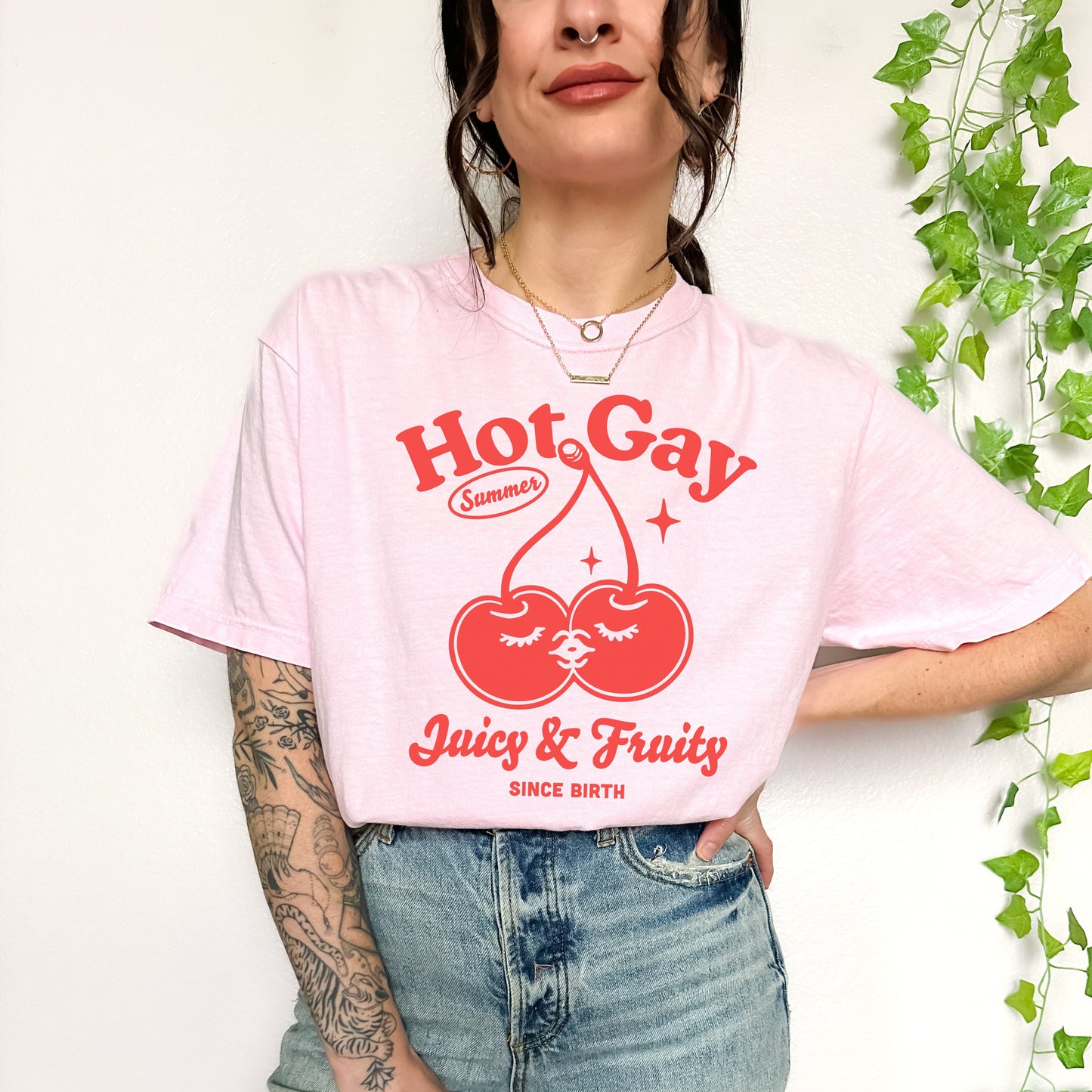 Hot Gay Summer Queer Tshirt / Funny Gay Shirt / LQGBT+ gifts / trendy hot girl summer shirt