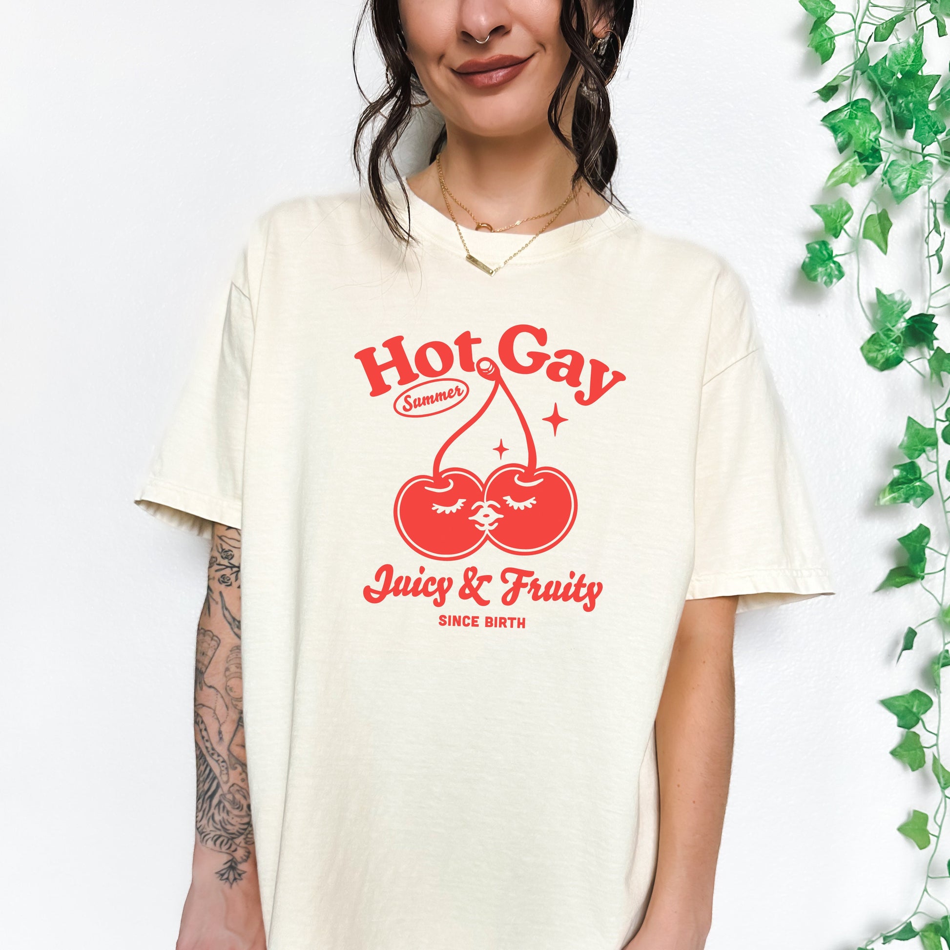 Hot Gay Summer Queer Tshirt / Funny Gay Shirt / LQGBT+ gifts / trendy hot girl summer shirt