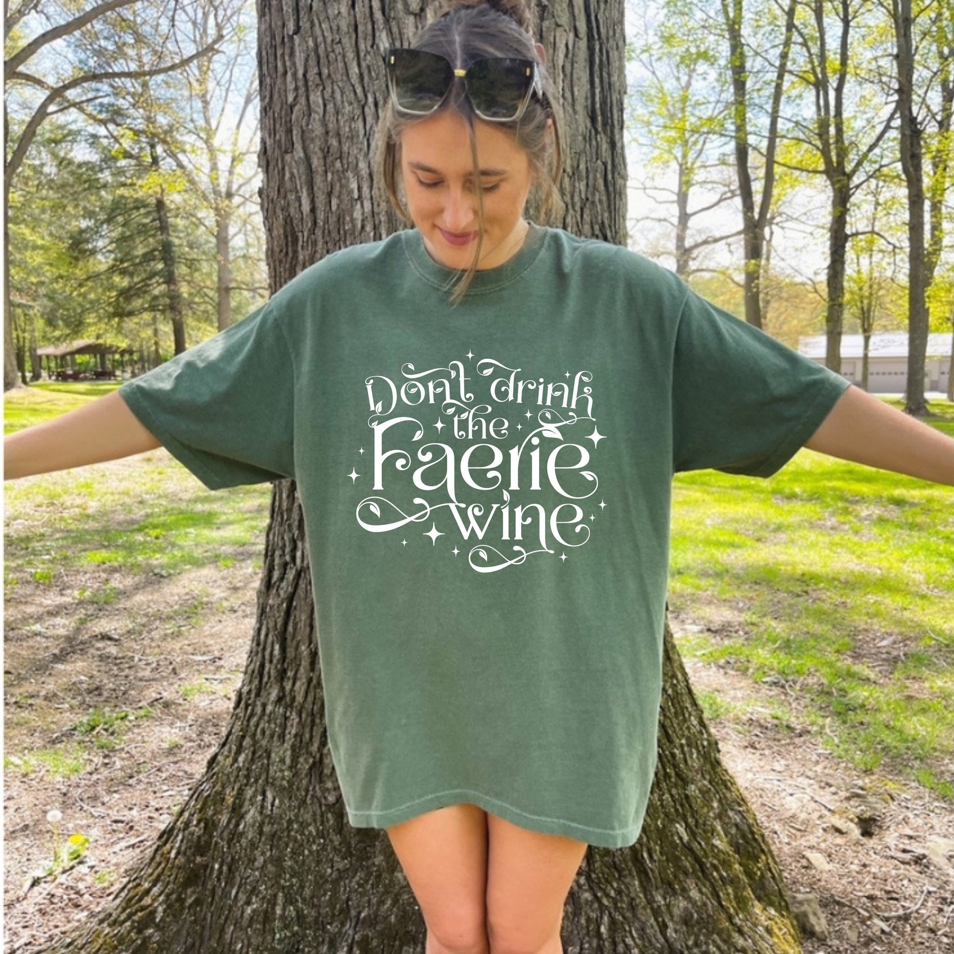 Don't Drink the faerie wine t shirt | Fantasy Bookish Fairy Shirt | Cottagecore Bookworm Gift | Fairytales Fantasy Era | ACOTAR