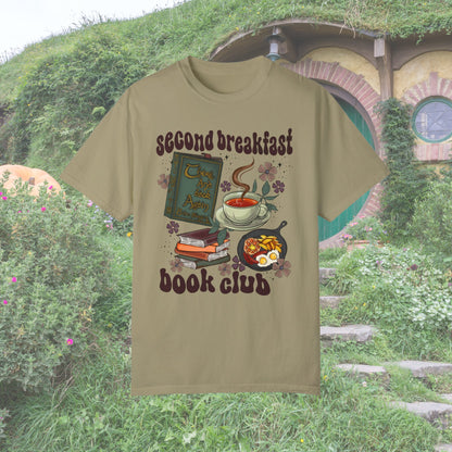 Second Breakfast Book Club Tshirt | Hobbit Shirt | Cottage Core Bookish Merch | Frodo and Sam | LOTR Gifts | Fantasty Book Lover | Reader