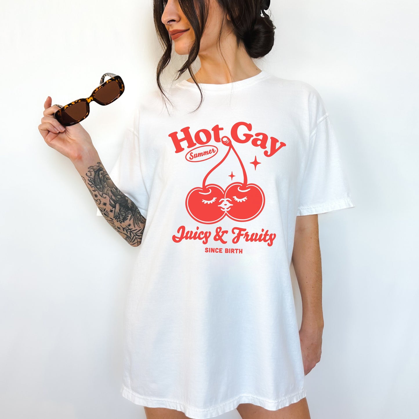 Hot Gay Summer Queer Tshirt / Funny Gay Shirt / LQGBT+ gifts / trendy hot girl summer shirt
