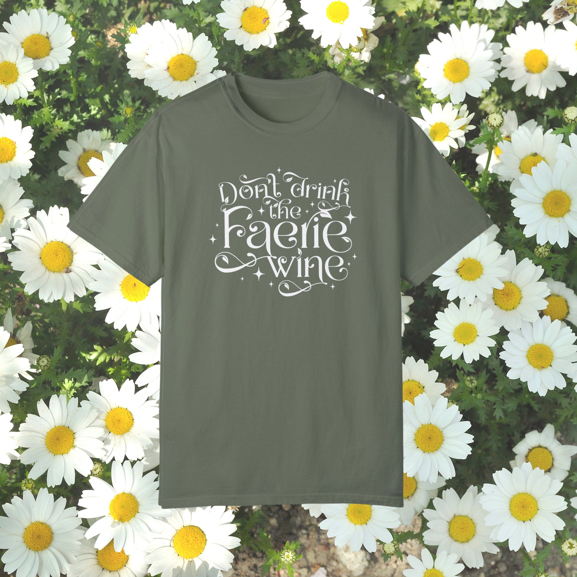 Don't Drink the faerie wine t shirt | Fantasy Bookish Fairy Shirt | Cottagecore Bookworm Gift | Fairytales Fantasy Era | ACOTAR