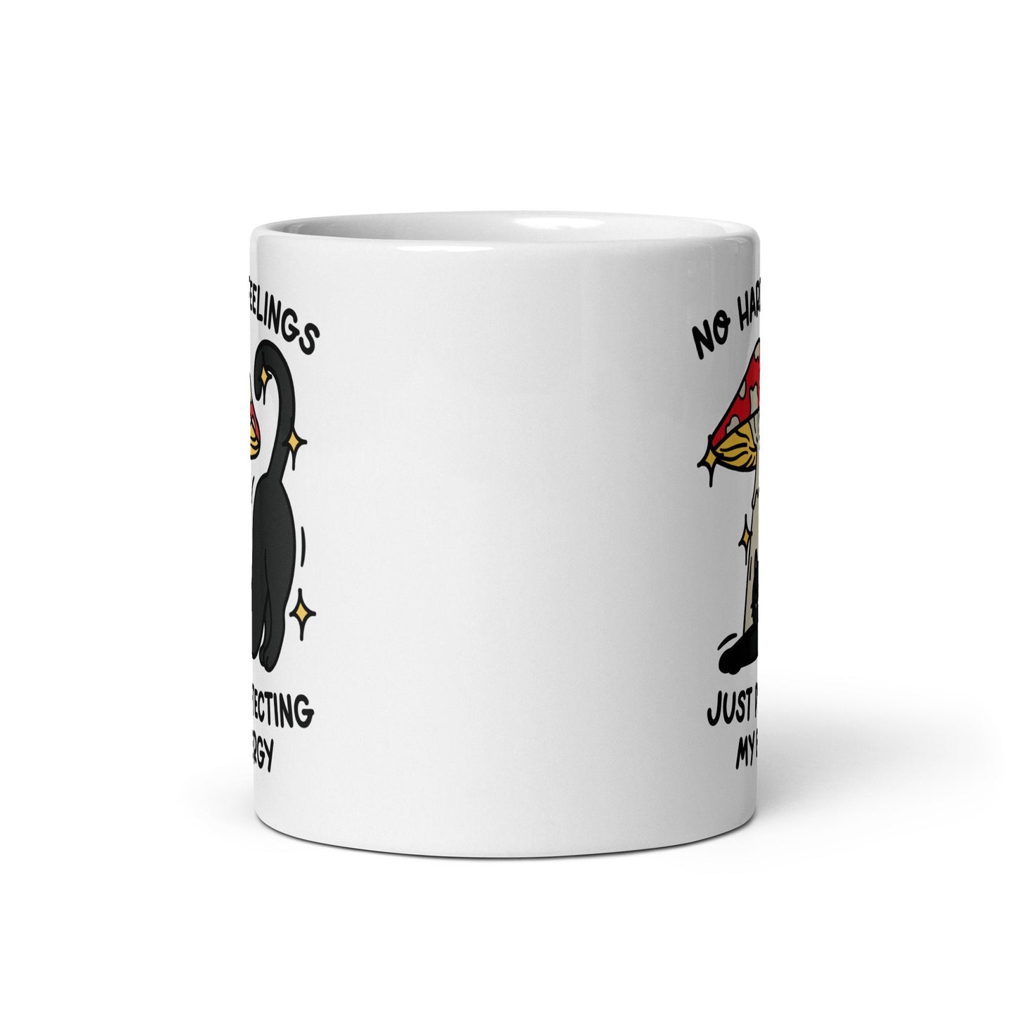 No hard feelings just protecting my peace, Introverted Coffee Cup, anti social cat lover gifts, mental health positivity tea cup, mushroom