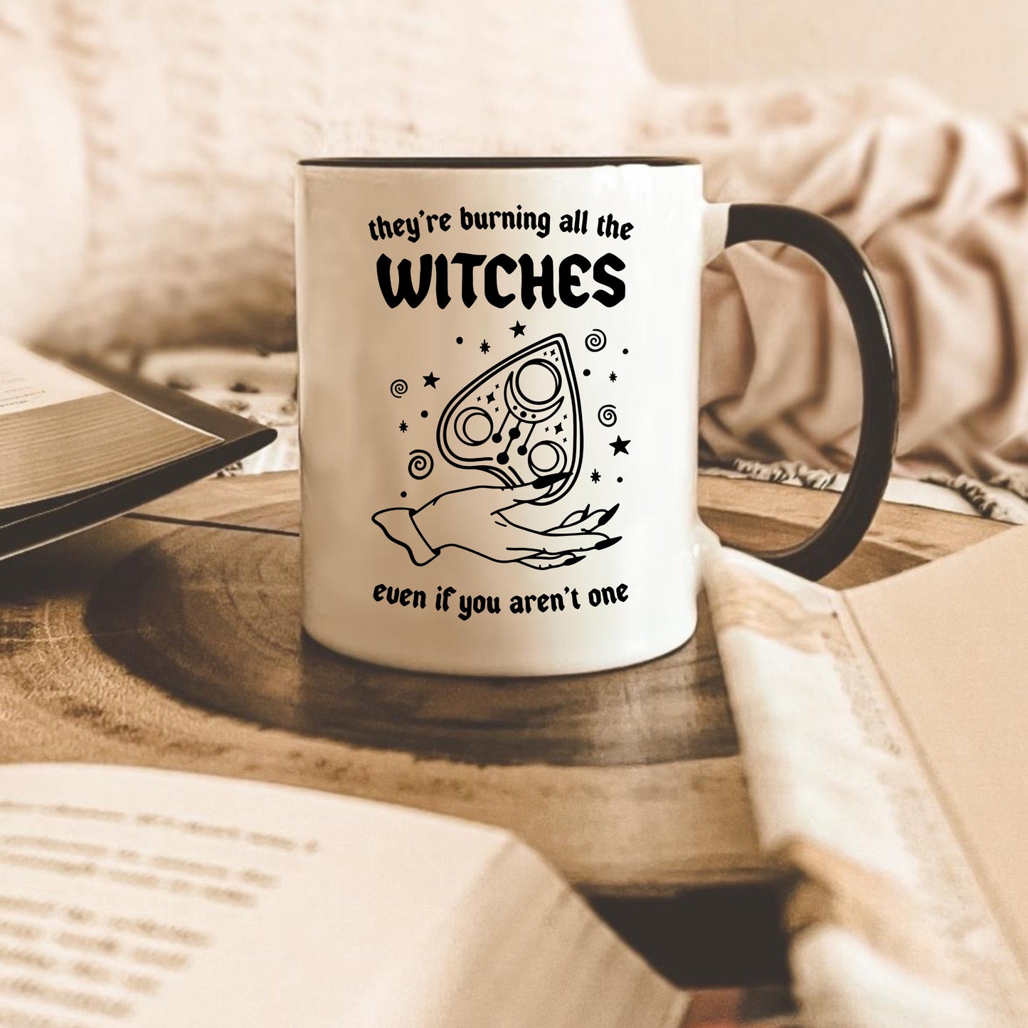 Theyre burning all the witches coffee mug | Rep Era Halloween Mug | I Did Something Bad | Swift fan gifts | Reputation Spooky Witch Mug