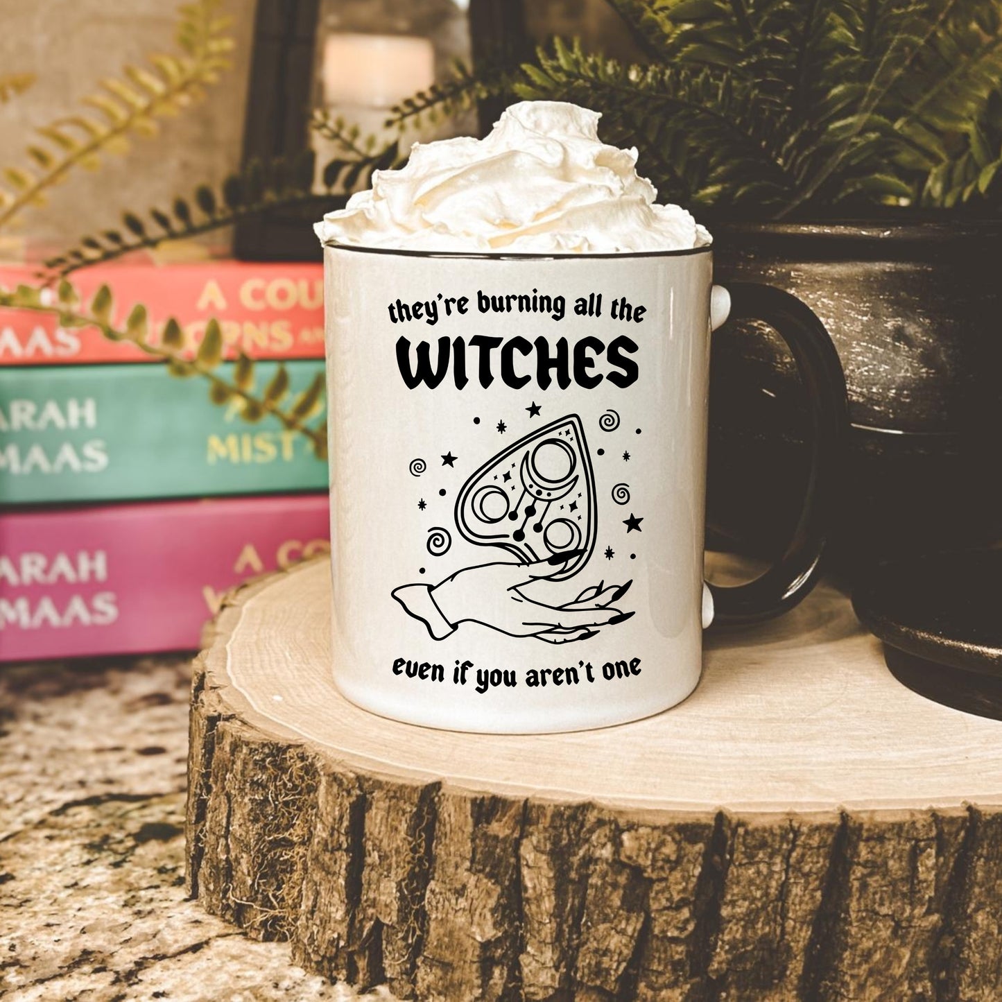 Theyre burning all the witches coffee mug | Rep Era Halloween Mug | I Did Something Bad | Swift fan gifts | Reputation Spooky Witch Mug