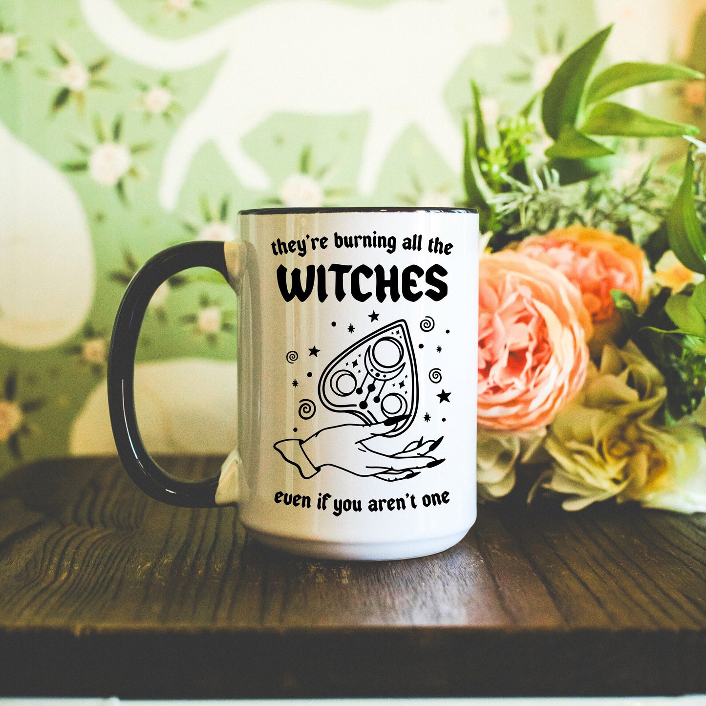 Theyre burning all the witches coffee mug | Rep Era Halloween Mug | I Did Something Bad | Swift fan gifts | Reputation Spooky Witch Mug