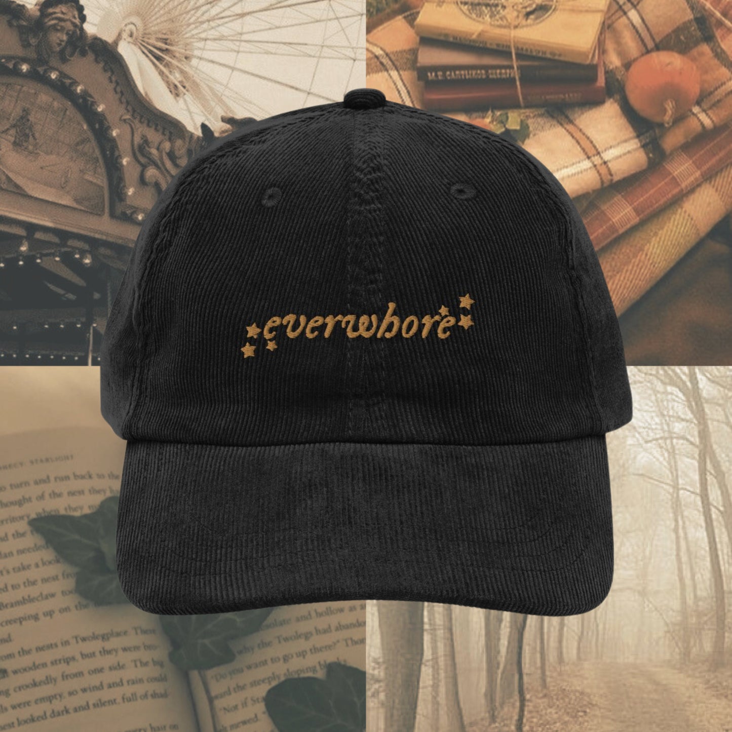 Everwhore Embroidered Hat | Evermore Era Merch | Folklore Evermore Sister Album | Taylor Fan Gifts | Era Tour Outfit | Swift Accessories