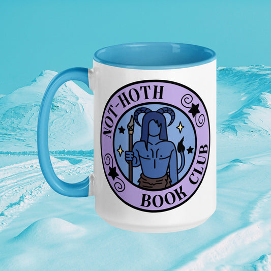 Not Hoth Book Club Mug | Alien Smut Bookish Mug | Sci Fei Monster Romance Coffee Cup | Barbarian Book Lover Gift | Ice Planet Merch