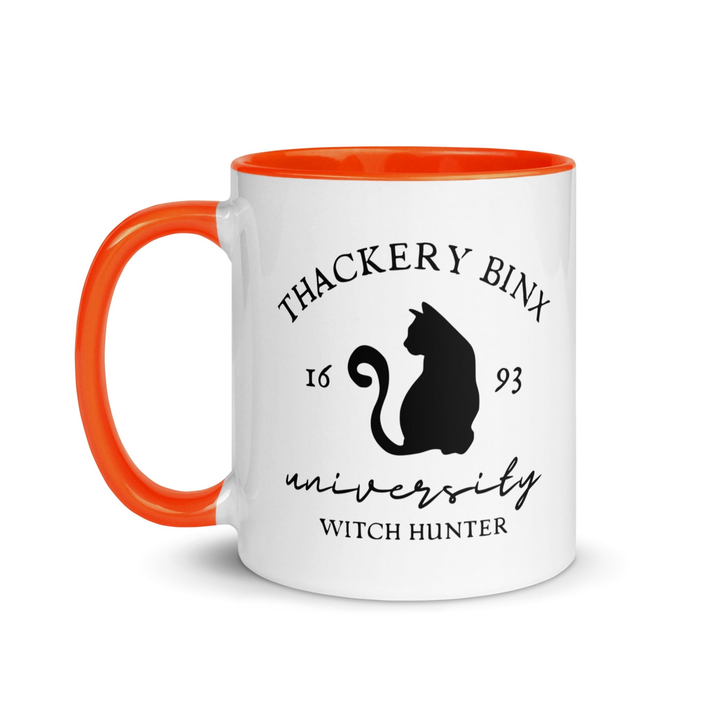 Binx Halloween Coffee Mug | Witch Hunting University | Witchy Black Cat Mug | Halloween Lover Gifts | Spooky Season Cup | Hocus Pocus Mug