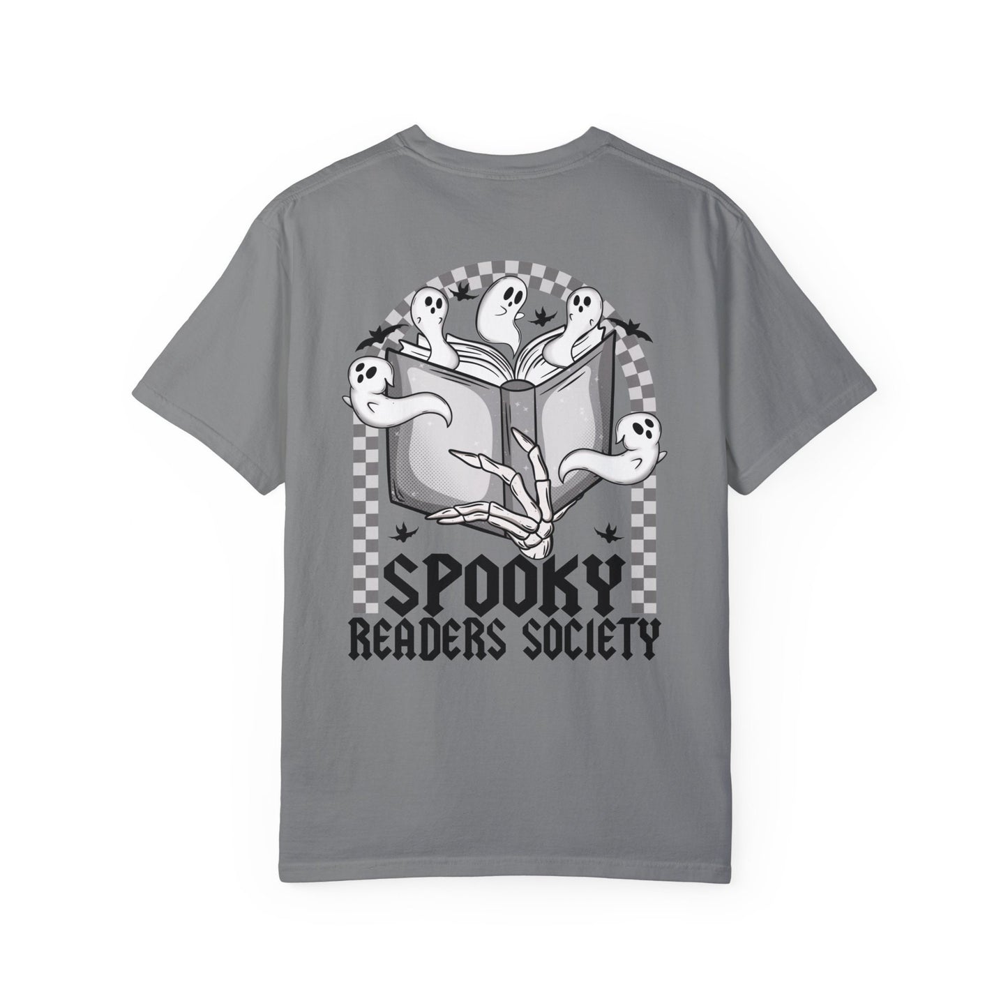 Spooky Reader Society Tshirt | Halloween Book Club Shirt | Spooky Cute Horror Lover Gifts | Bookish Ghost Shirt | Fall Reading Merch