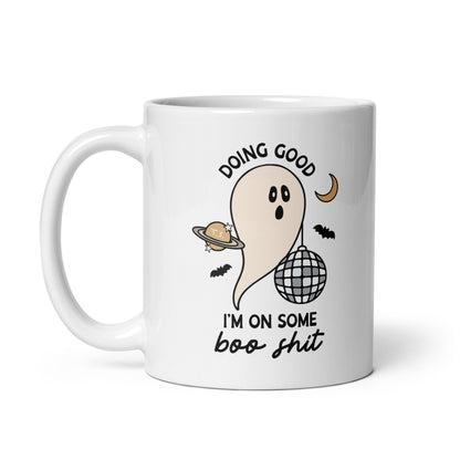 Doing Good I&#39;m on some Boo Shit | The 1 Folklore Halloween Mug | Spooky Cute Fall | Swift Halloween | Taylor Fan Gifts | Folklore Era Gift