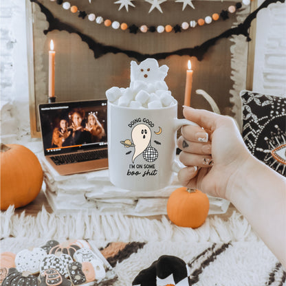 Doing Good I'm on some Boo Shit | The 1 Folklore Halloween Mug | Spooky Cute Fall | Swift Halloween | Taylor Fan Gifts | Folklore Era Gift