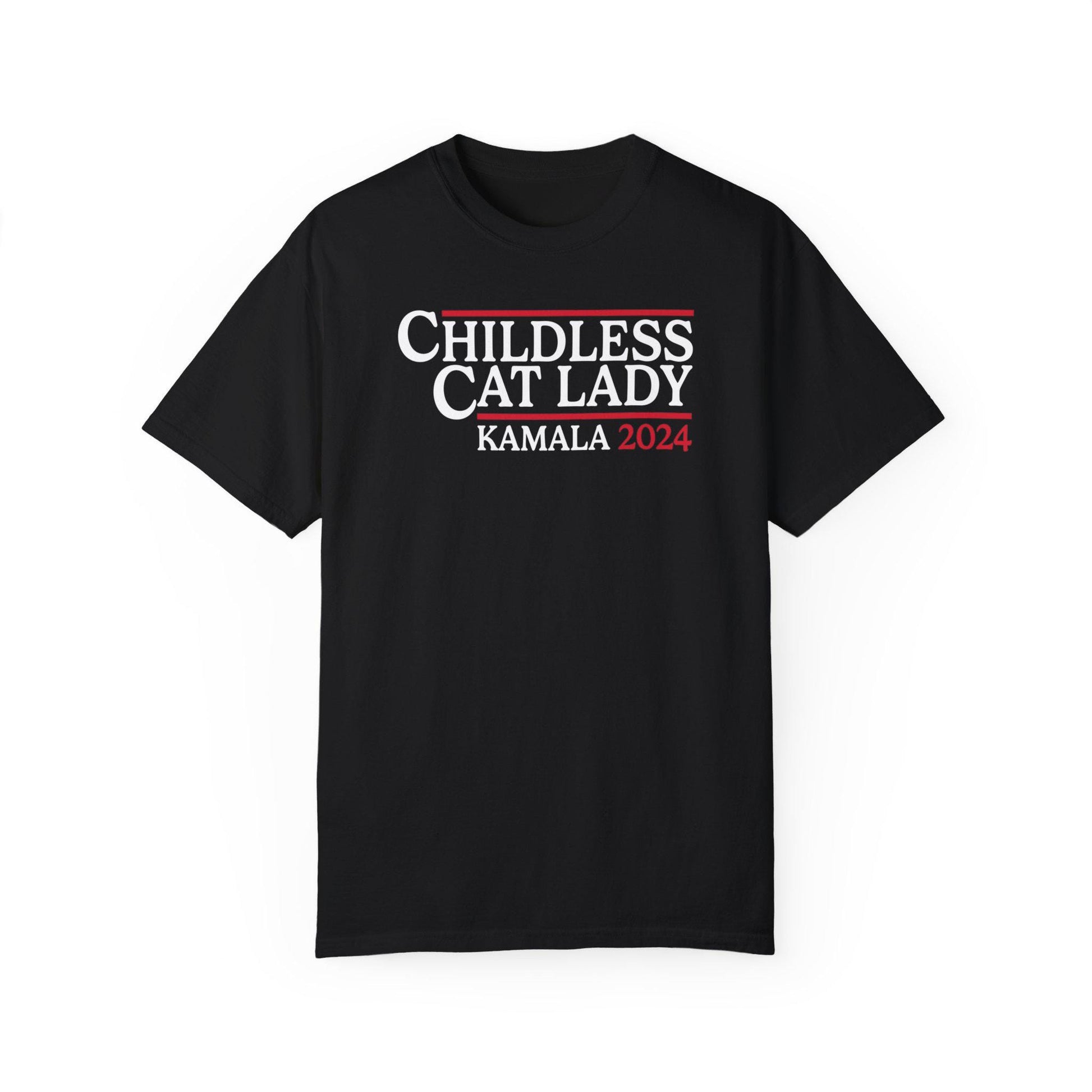 Childless Cat Lady Kamala 2024 Shirt | Cat Ladies for Harris | Political Election tshirt | Democrat Vote Blue | Woman's Rights Equal Rights