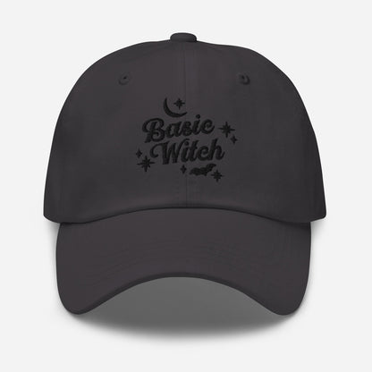 Basic Witch Halloween Dad Hat | Cute and Funny Spooky Season Baseball Cap | Witchy Vibes, Halloween Lover, Fall Hat, Spooky Cute