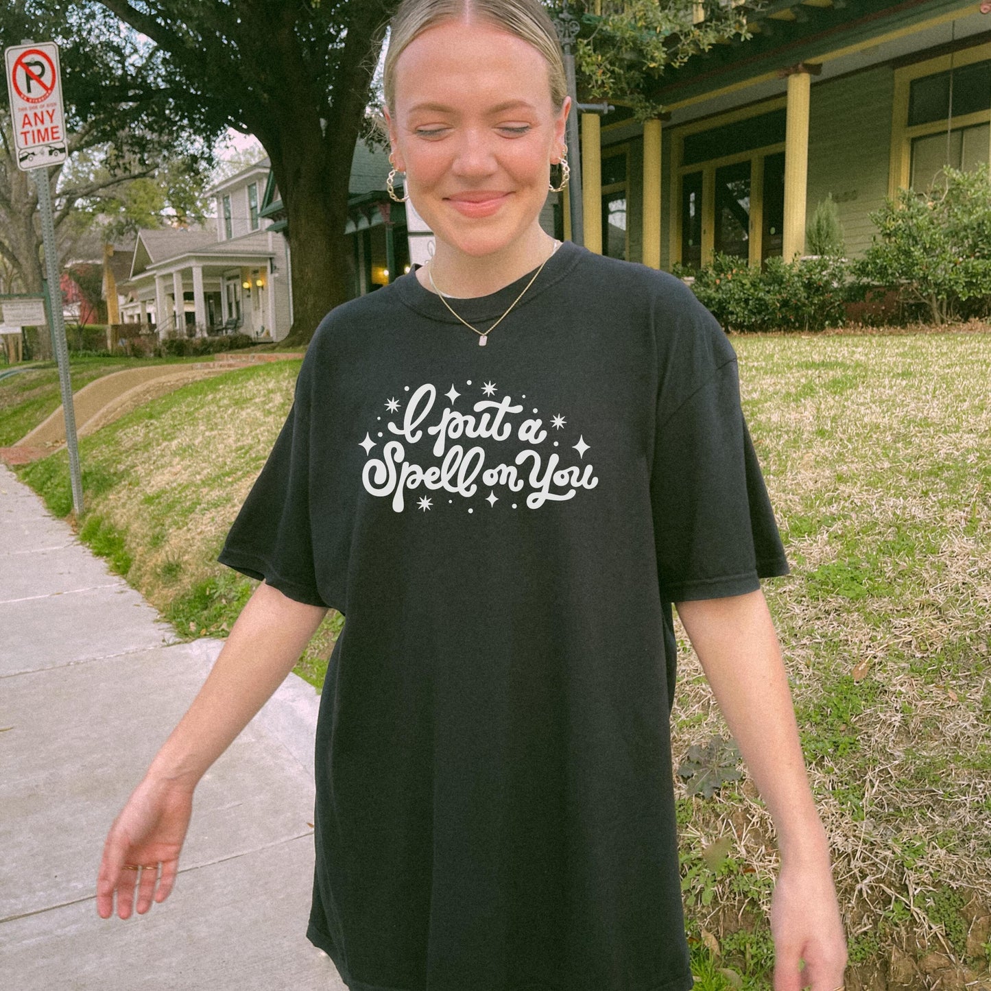 I Put a Spell on You Tshirt | Spook Season Shirt | Spooky Cute Hand lettering halloween shirt | Hocus Pocus Witchy Whimsical Halloween