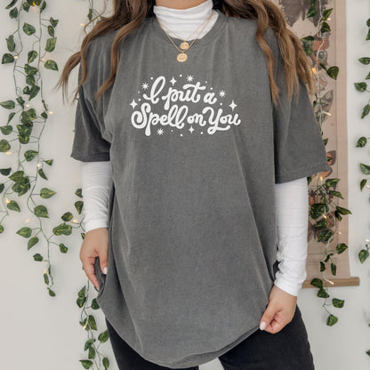 I Put a Spell on You Tshirt | Spook Season Shirt | Spooky Cute Hand lettering halloween shirt | Hocus Pocus Witchy Whimsical Halloween