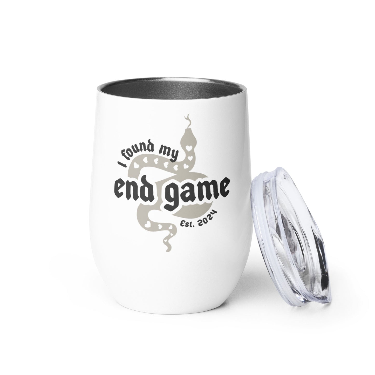 I found my End Game | Rep Era Bride Wine Glass | Swift Bridal Tumblers | Bachelorette Party Accessories | TS Fan Gifts