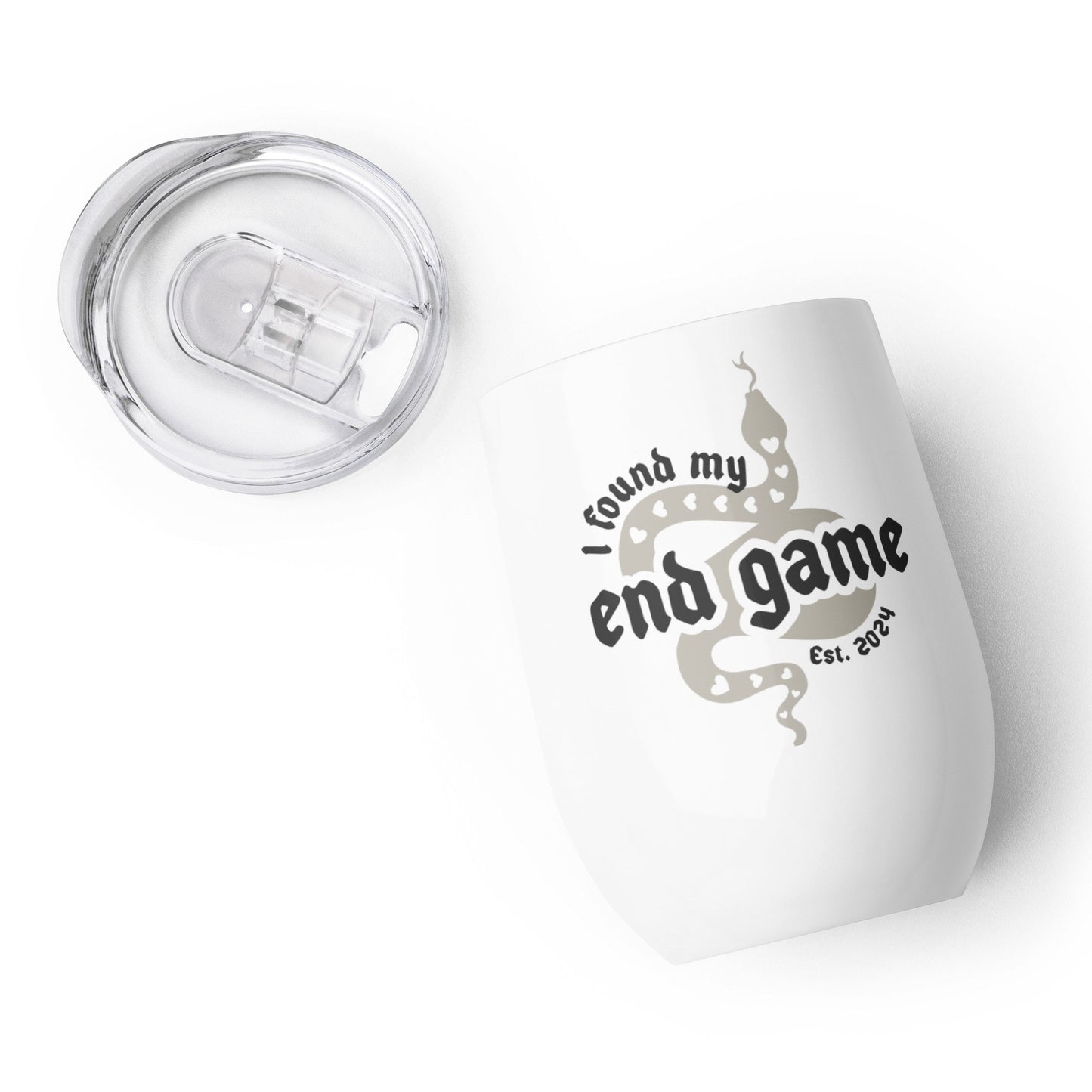 I found my End Game | Rep Era Bride Wine Glass | Swift Bridal Tumblers | Bachelorette Party Accessories | TS Fan Gifts