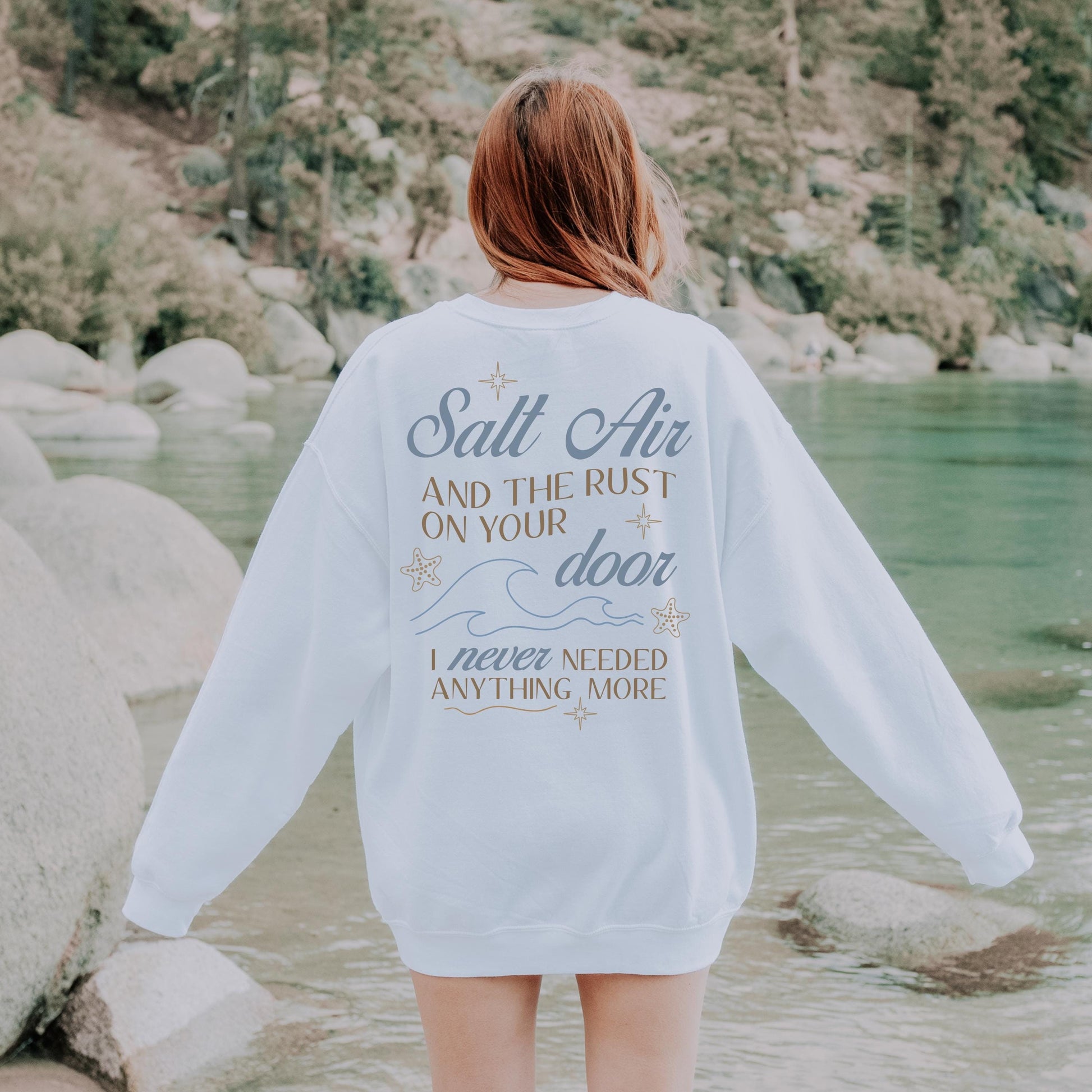 August Folklore Sweatshirt | Salt Air and the Rust crewneck | Taylor Eras Gifts | Beachy Vibes | Gift for Taylor Fan | Subtle Swift Merch