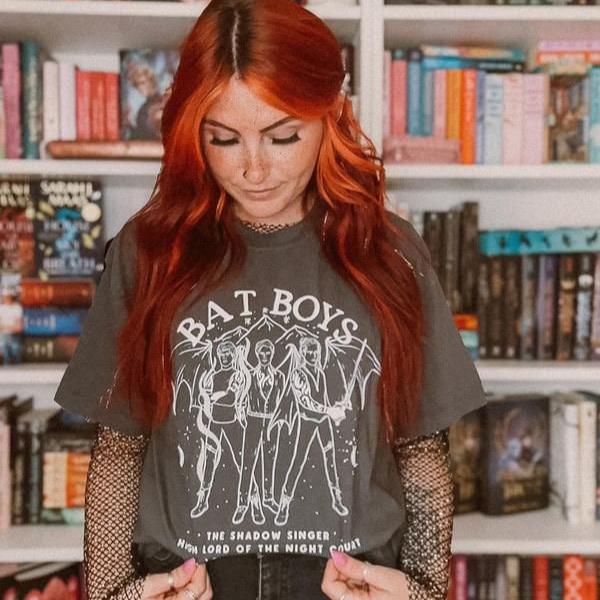 Official Licensed Bat Boys Tshirt | Sarah J Maas ACOTAR merch | Rhysand Cassian Azriel Night Court Velaris | Bookish Shop and Gifts