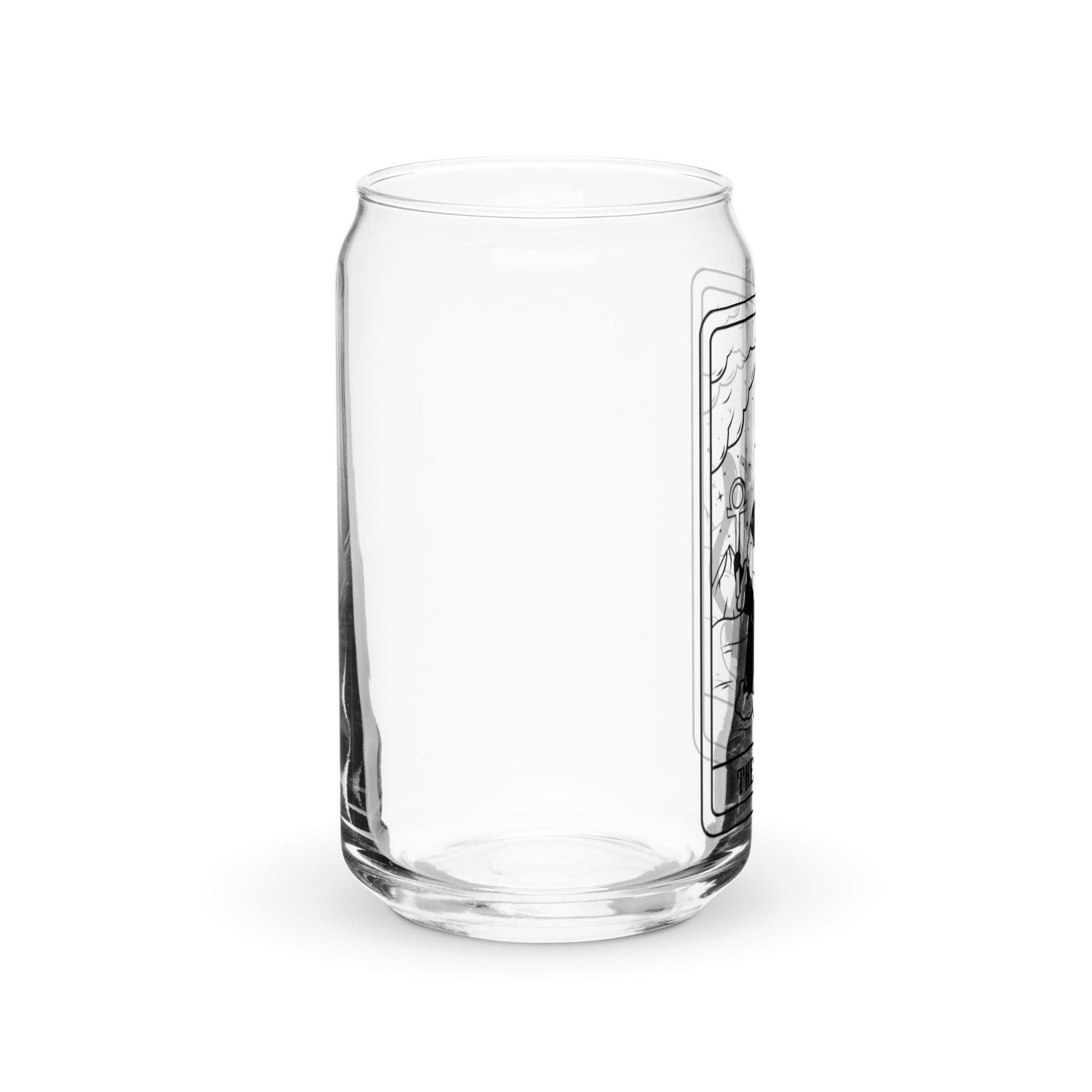 Can-shaped glass