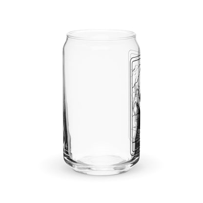 Can-shaped glass