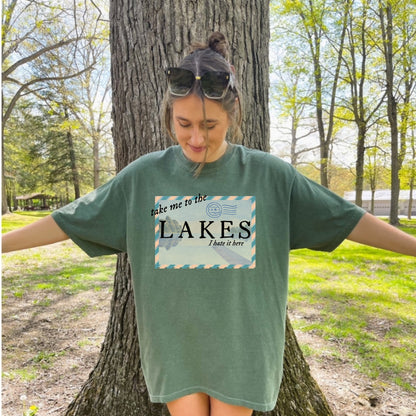 Take Me to the Lakes, I hate it here | era tour mashup tshirt | Taylor tour outfit | swift fan gifts | folklore ttpd t shirt |