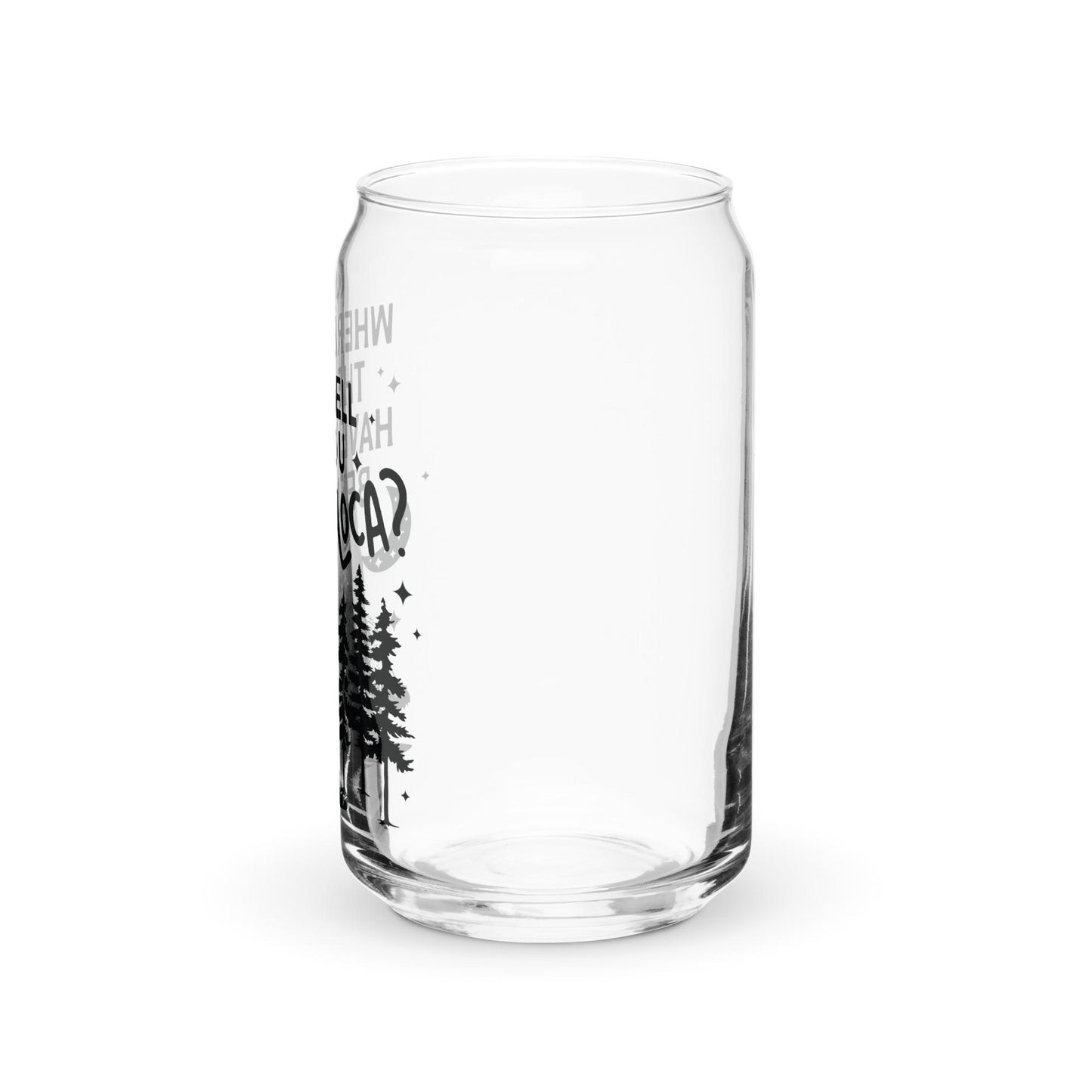 Can-shaped glass