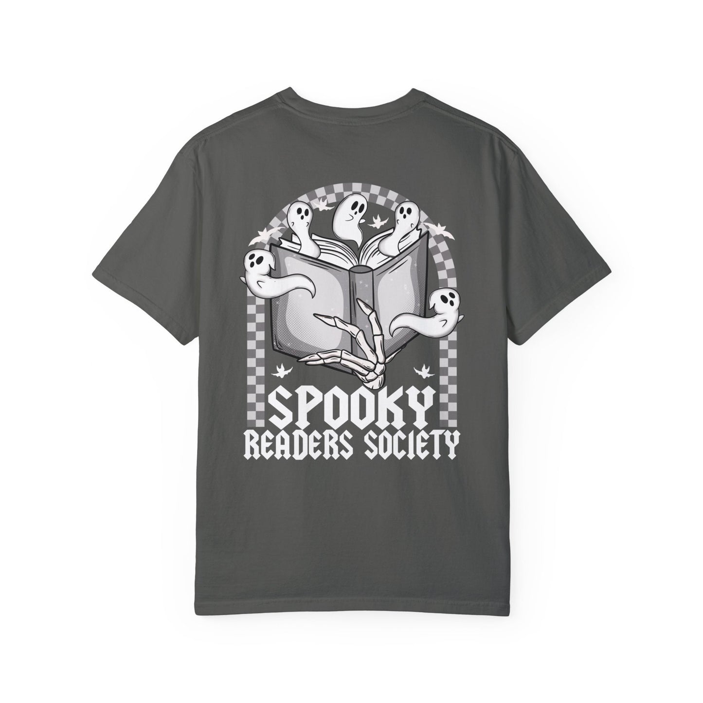 Spooky Reader Society Tshirt | Halloween Book Club Shirt | Spooky Cute Horror Lover Gifts | Bookish Ghost Shirt | Fall Reading Merch