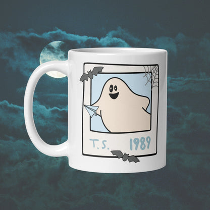 1989 Era Halloween Mug | spooky Cute Ghost Mug | Taylor Halloween Merch | Swift Fall Coffee Cup | TS Fan Gifts