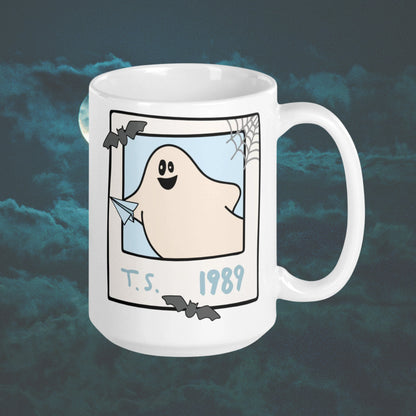 1989 Era Halloween Mug | spooky Cute Ghost Mug | Taylor Halloween Merch | Swift Fall Coffee Cup | TS Fan Gifts