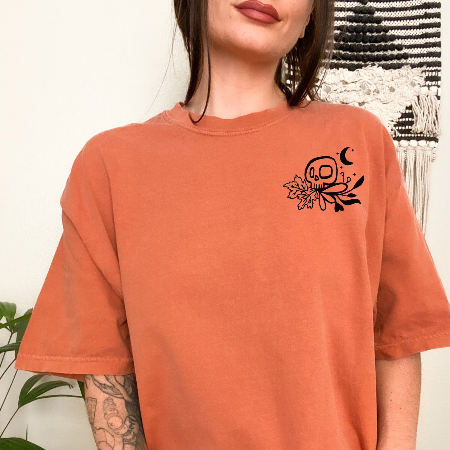 Stay Spooky Tshirt | Cute Ghost Halloween Shirt | Spooky Season Merch | Halloween Lover Gift | Ghost Skull Pumpkin | Front and Back Design