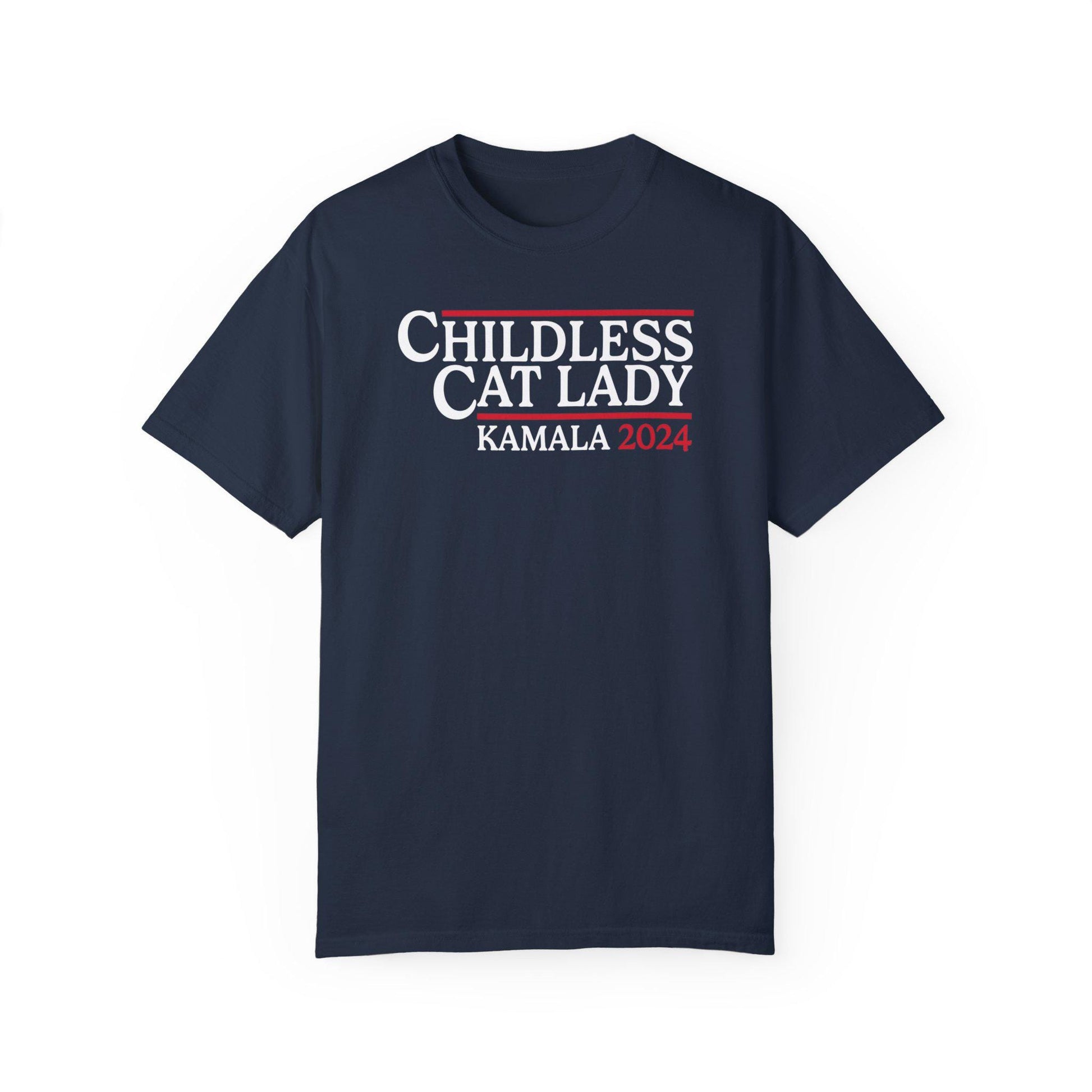 Childless Cat Lady Kamala 2024 Shirt | Cat Ladies for Harris | Political Election tshirt | Democrat Vote Blue | Woman's Rights Equal Rights