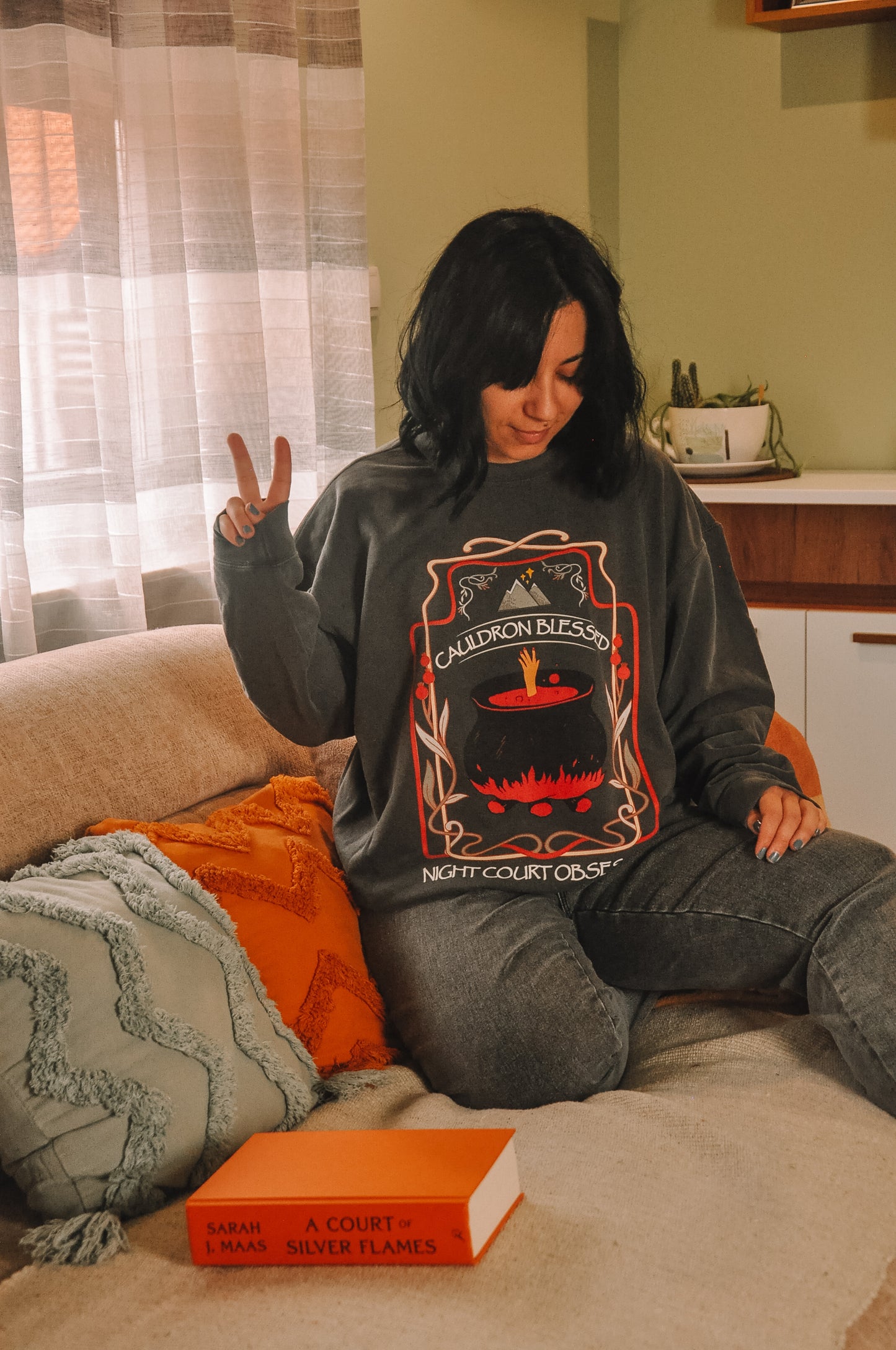 Cauldron Blessed ACOTAR Sweatshirt | Officially Licenced SJM Merch