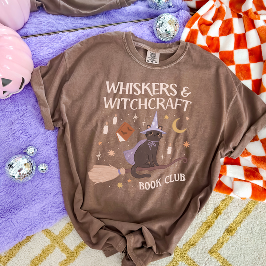Whiskers & Witchcraft Book Club Tshirt