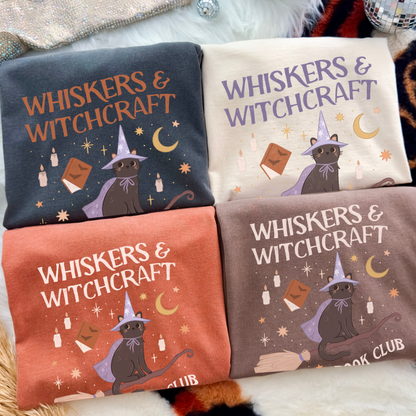 Whiskers & Witchcraft Book Club Tshirt
