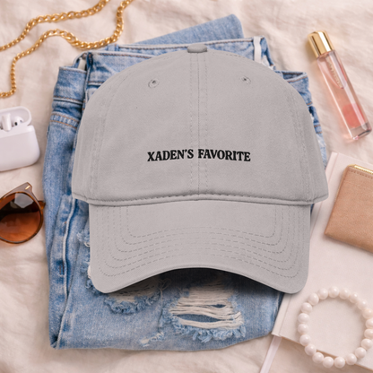 Xaden's Favorite Book Boyfriend Garment washed baseball cap