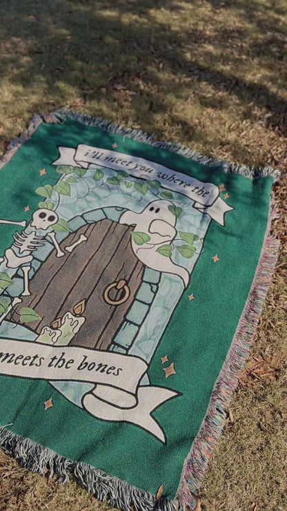 Ivy House of Stone Woven Blanket