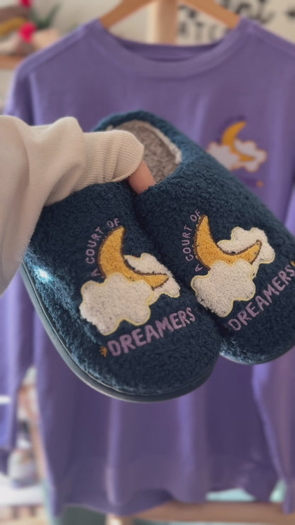 A Court of Dreamers Embroidered Crewneck Sweatshirt, Night Court ACOTAR SJM Fantasy Merch