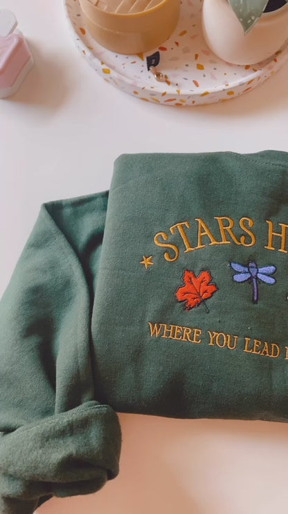 Stars Hollow Embroidered Crewneck